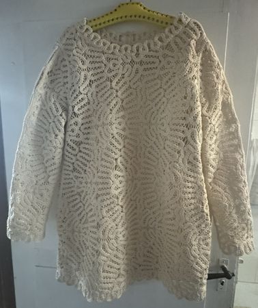 Chic Lace Kleid, XL, Cream, H\&M